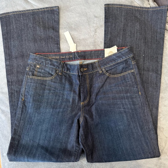 Talbots Signature Boot Dark BlueJeans - Picture 4 of 9